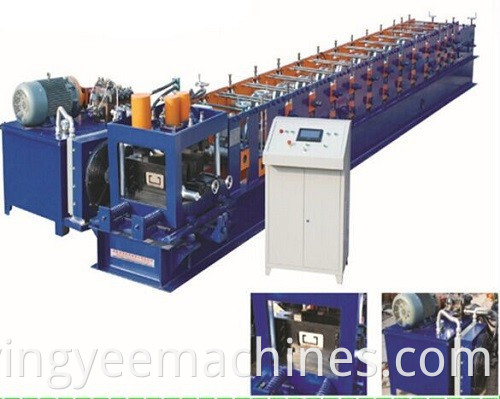 Newest Type Automatic C Shape Purline Steel Cold Roll Forming Machine